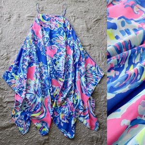 Lilly Pulitzer XXS Kimi Dress 100% Silk Coastal
